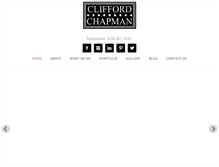 Tablet Screenshot of cliffordchapman.com